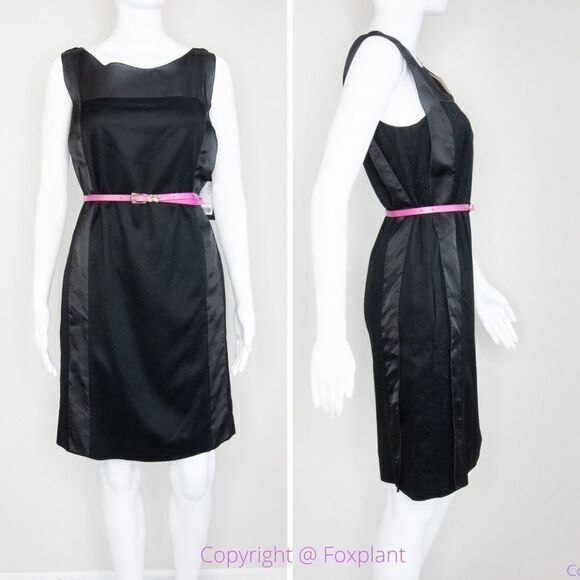 Piazza Sempione Dresses & Skirts - NEW Piazza Sempione Italian-made cashmere/silk black shift‎ dress, IT 40